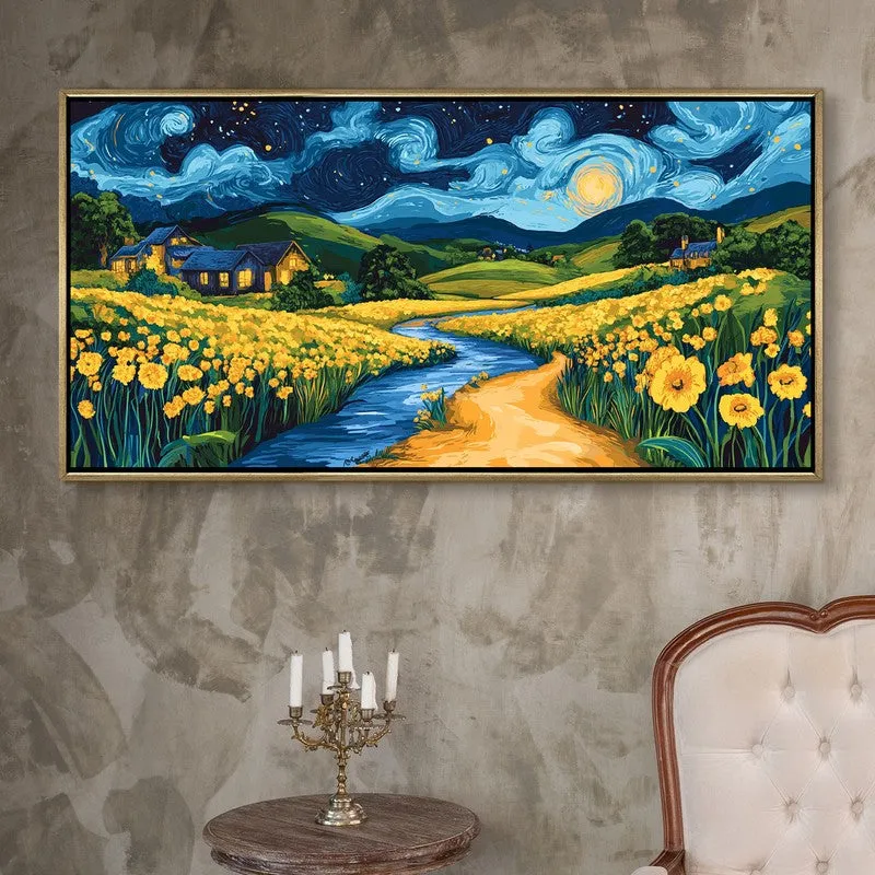 Infinity Canvas Wall Painting With Frame media 1