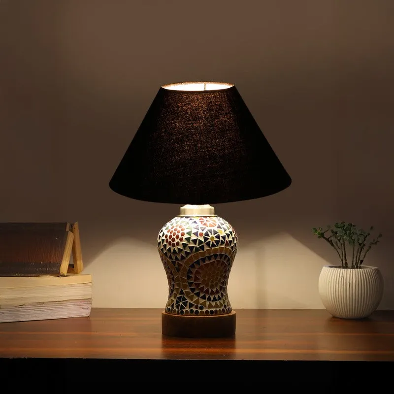 Glowra Wooden Table Lamp - Multicolor media 1