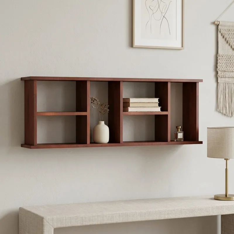 Bradbury Wall Shelf - Brown media 1