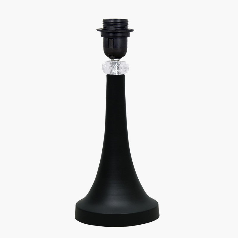 Gracie Bell Black Fabric Table Lamp - Multicolor media 4