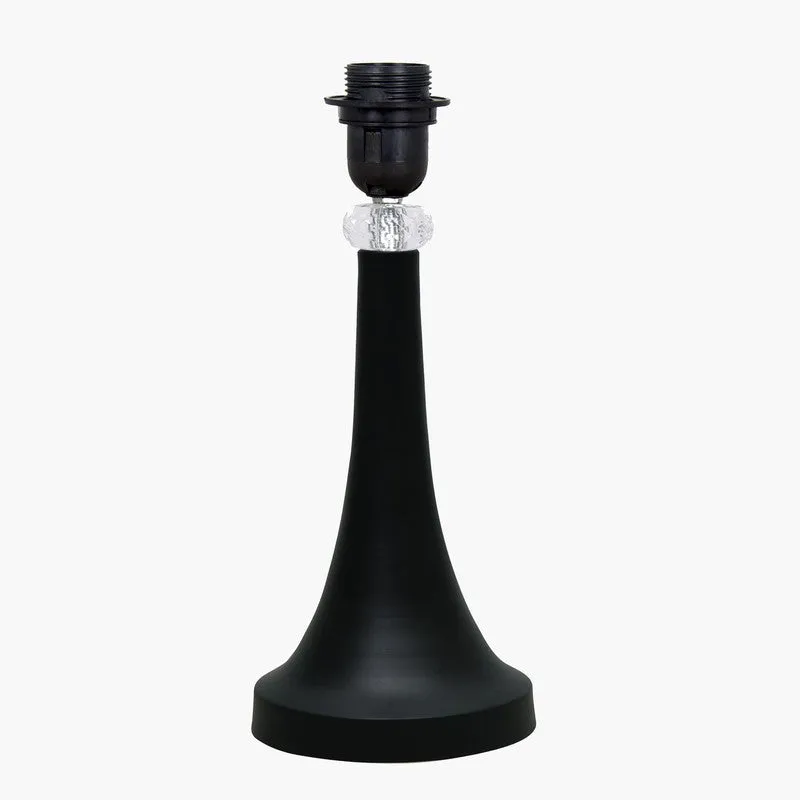 Gracie Bell Black Fabric Table Lamp - Multicolor media 4