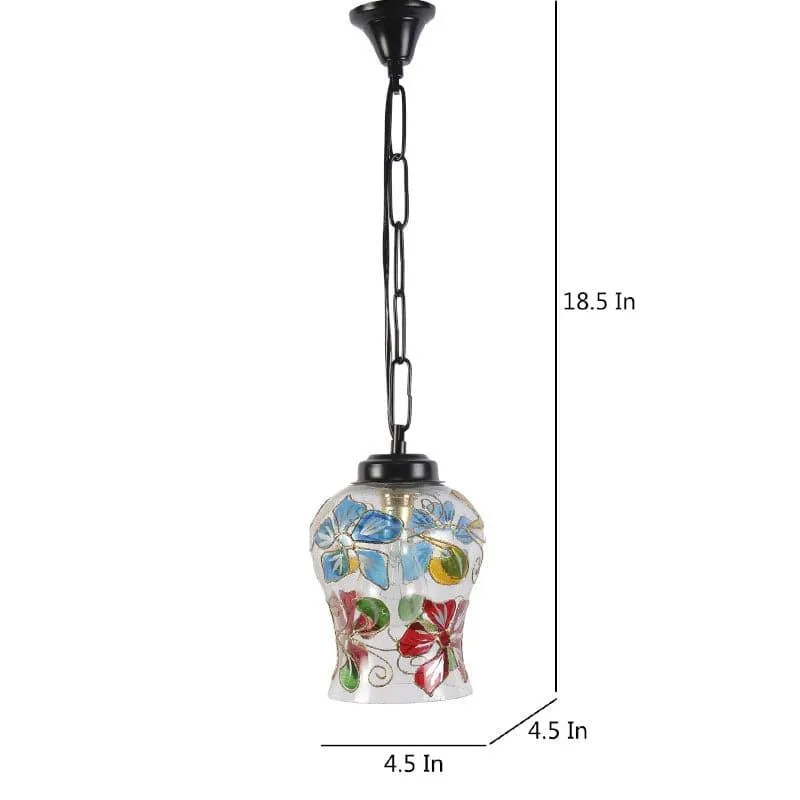 Senthora Flora Glass Ceiling Lamp media 5