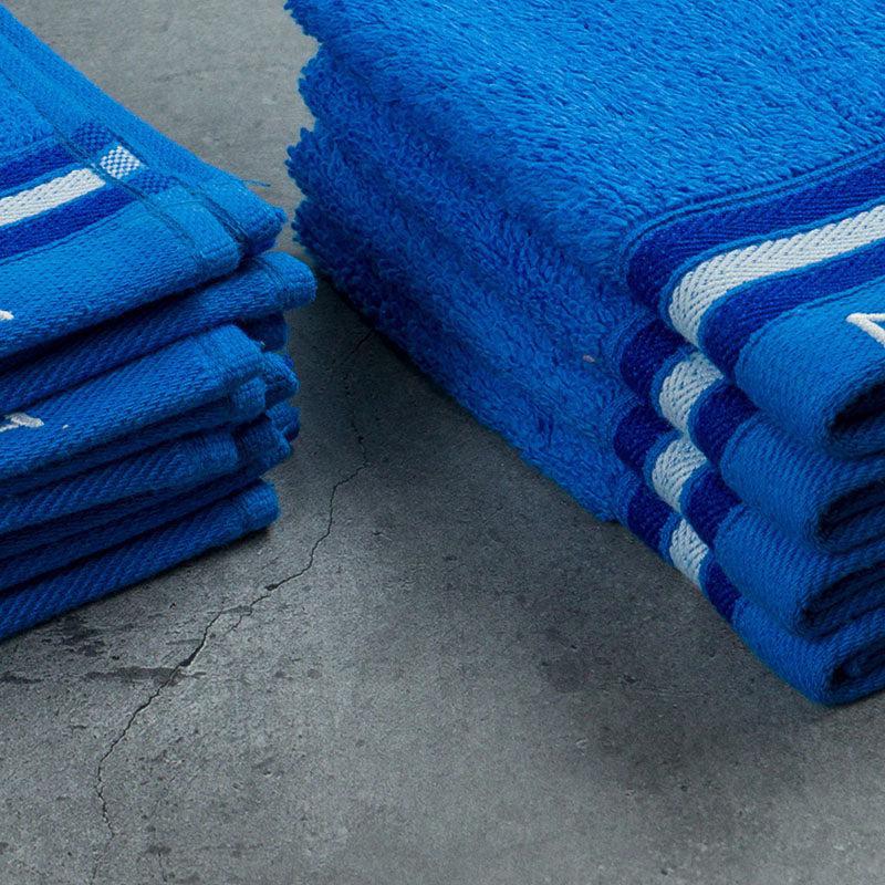 Nautica Dove Down Cotton Face Towel (Blue) - Set Of Eight media 5