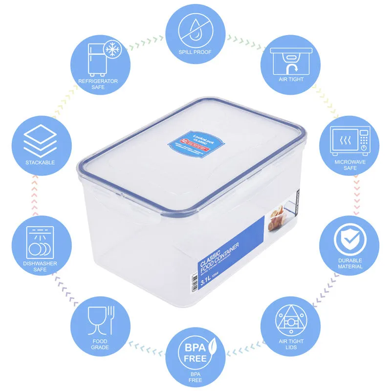 Cuzi Airtight Plastic Container - 3100 mL media 8