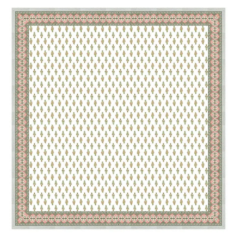 HeritagePetal Handblock Printed Cotton Bedsheet (Brown) - 400 TC media 5