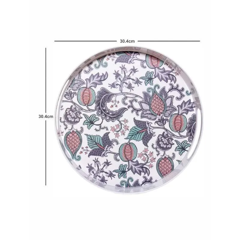 Fleur Da'Ethnix Round Serving Tray media 4