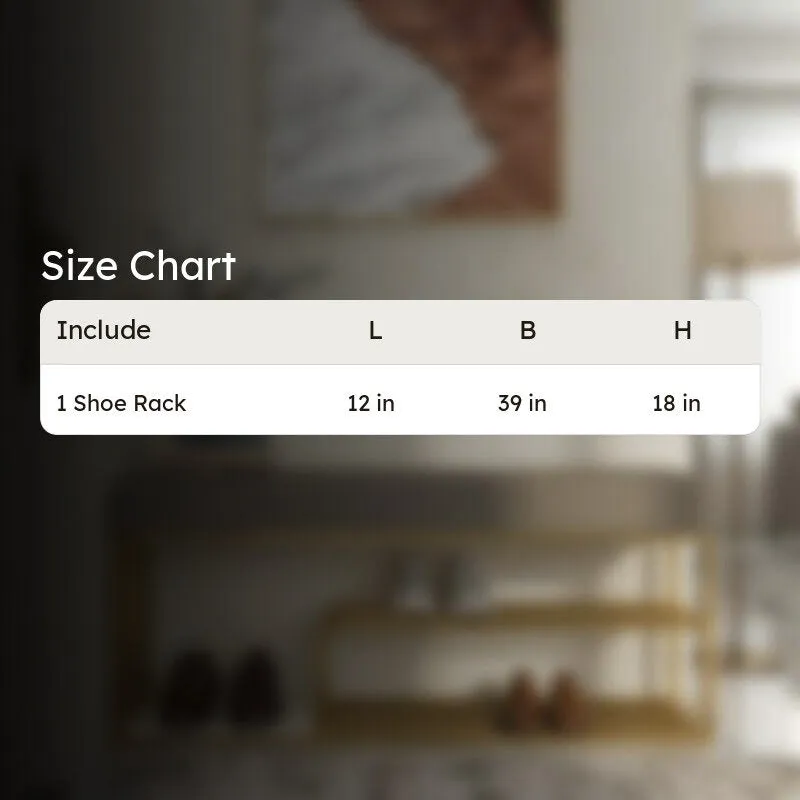 Stackable Metal Shoe Rack - Gold,Grey media 9