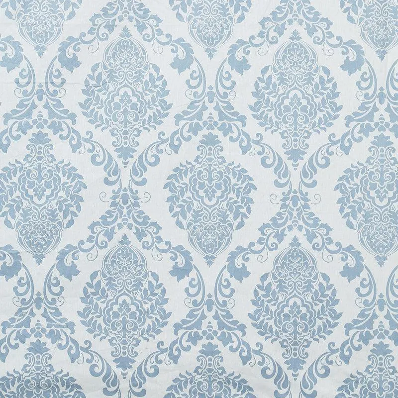 Tameira Jacquered Motif Printed Cushion Cover (Blue) - Set Of Five media 4