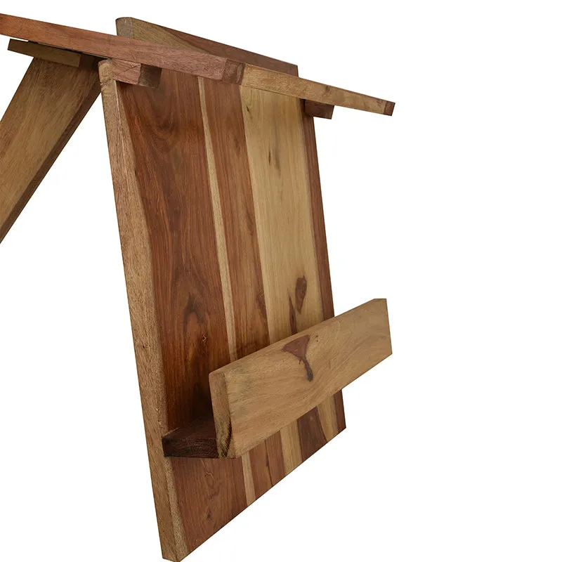 Elm Ease Sheesham Wood Side Table media 4