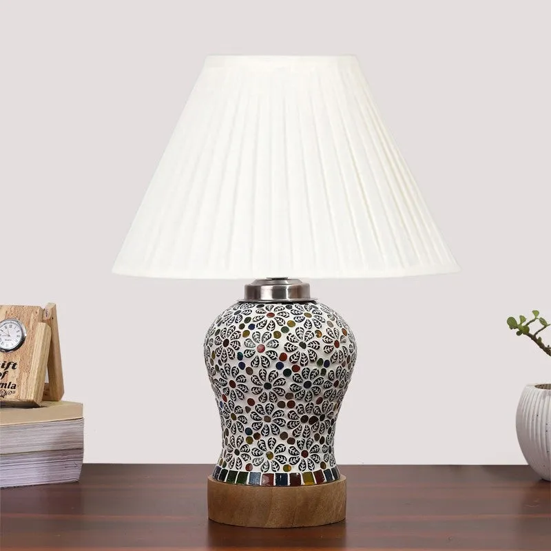 Santora Pleatra Wooden Table Lamp - Multicolor media 4