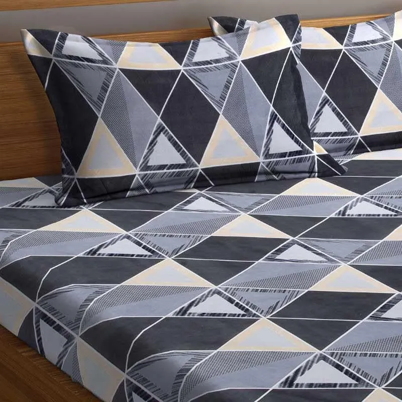 Janthan Printed Microfiber Bedsheet - 130 GSM media 4
