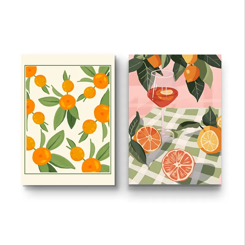 Citrus & Blooms Wall Art - Set Of Two media 5