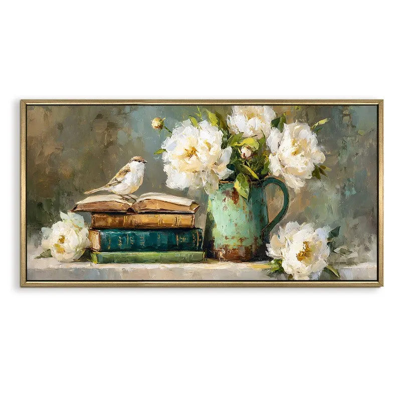 Floral beauty Canvas Wall Painting With Frame media 3
