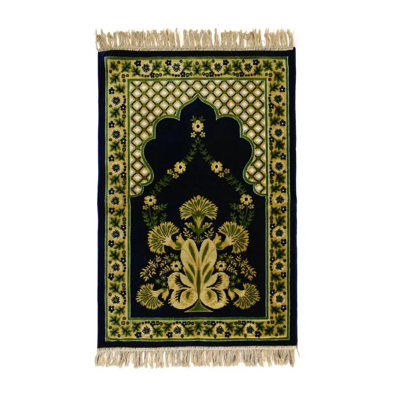 Noorara Velvet Prayer Mat - Dark Green media 3
