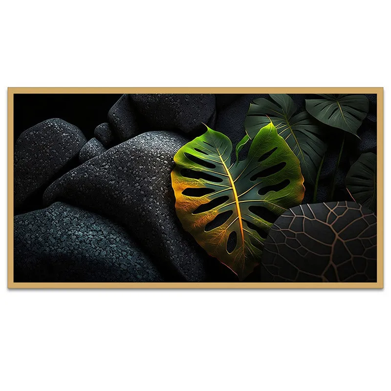 Sonnet Monstera Canvas Wall Painting media 3