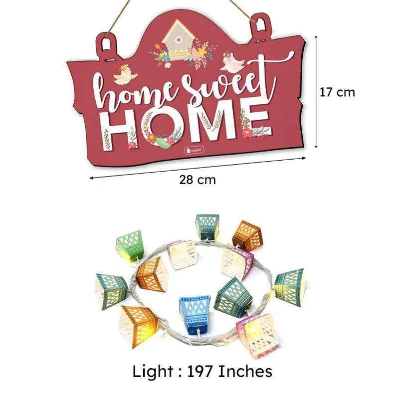 Sweetest Home Wooden Wall Accent (Red) - Two Piece Set media 6