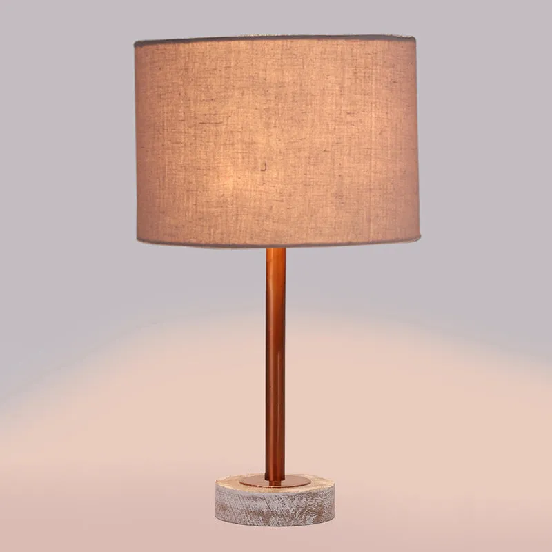 Cotin I Rodin Wooden Table Lamp - Grey,Copper,White media 5