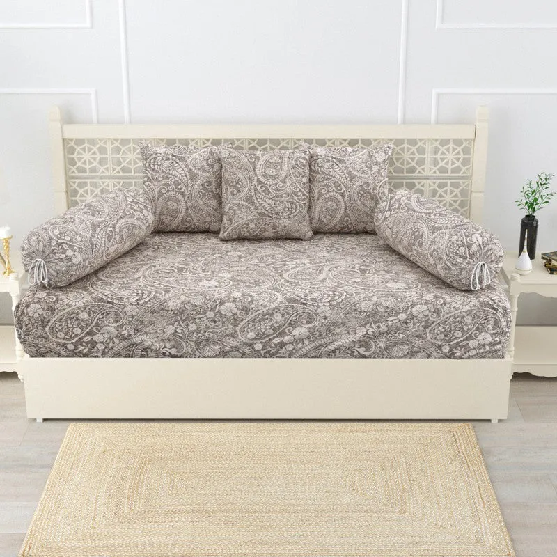 Morvella Ethnic Cotton Diwan Set - Six Piece Set media 3