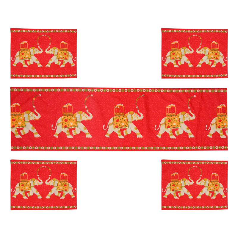 Tusker Parade Table Runner & Placemat - Five Piece Set media 3