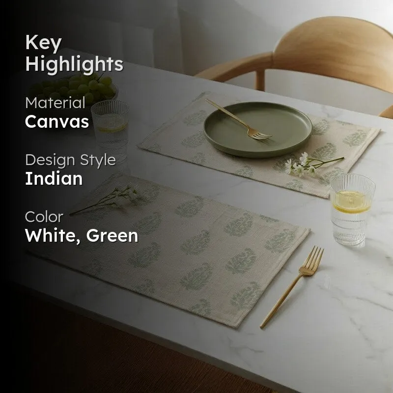Tradition Twist Canvas Table Mats - Set Of Two media 2