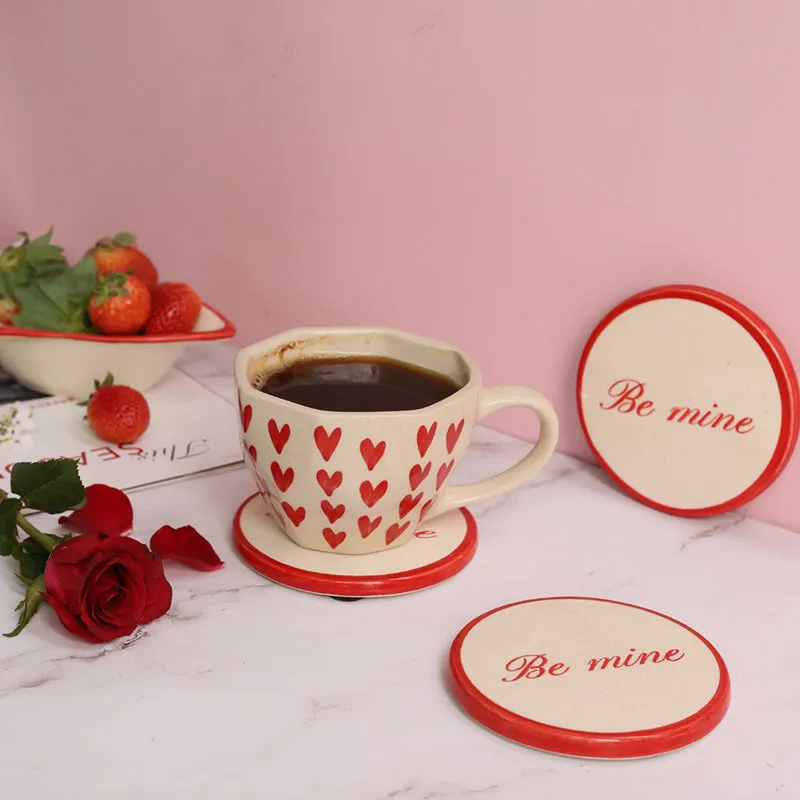 Be Mine Creamic Coaster media 3