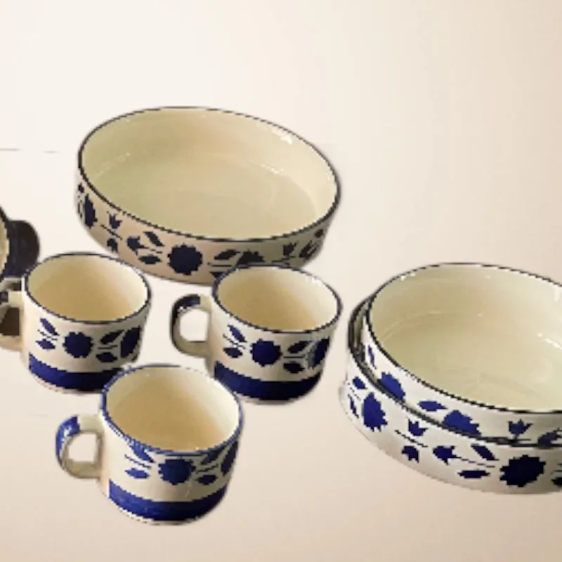 Natana Floral Tea Set - Nine Piece Set media 4