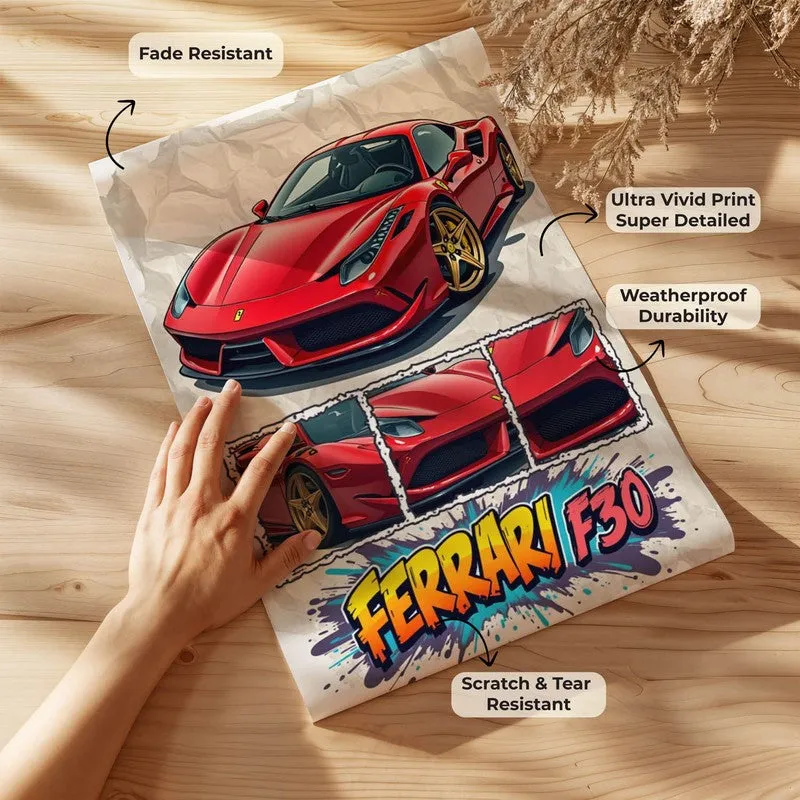 Ferrari Fury Wall Poster media 8