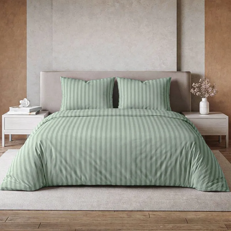 PureLine Cotton Bedsheet (Sage Green) - 600 TC media 1