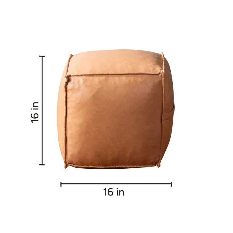Material Focus Pouffe (Brown) - Set Of Two media 9