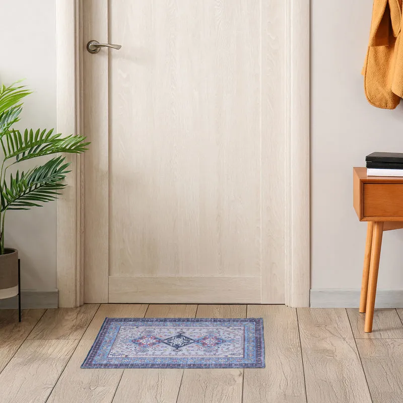 Kaelis Cotton Door Mats - Blue media 4
