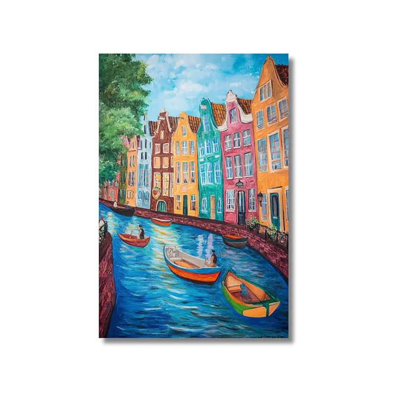 Venecian Dreams Wall Painting media 3