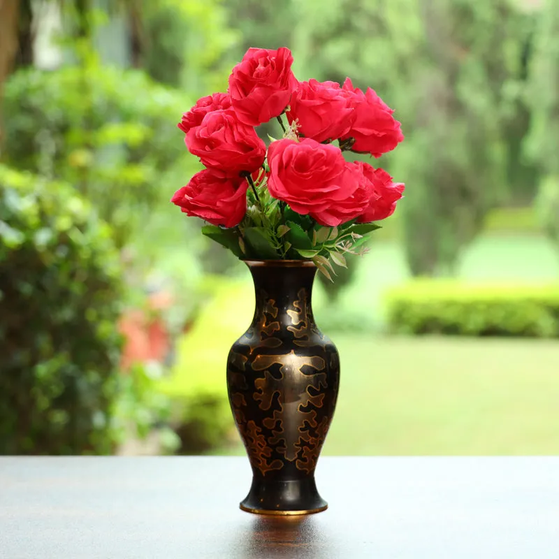 Fiora Artificial Rose (Red) Set of Two media 1