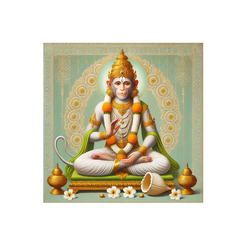 Hanumanta Dyana Wall Painting media 4