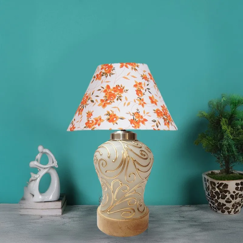 Lumithra Fleur Cone Wooden Table Lamp - Multicolor media 3