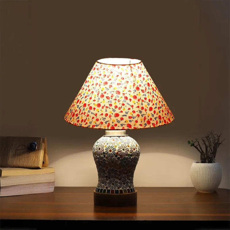 Santora Fleura Arbor Wooden Table Lamp - Multicolor media 1