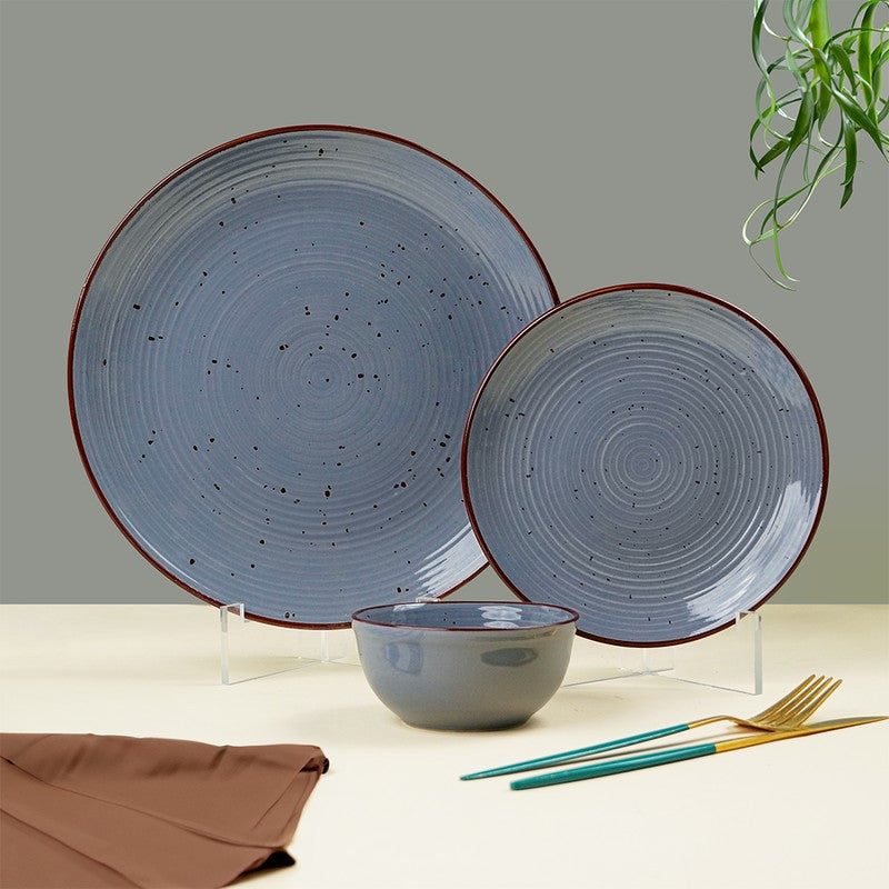 Pebble Grey Ceramic Dinner Set - 18 Piece Set media 3