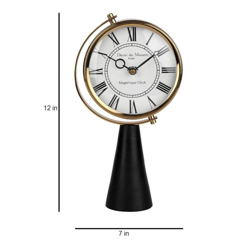 Tower Trove Aluminium Table Clock - Black media 3