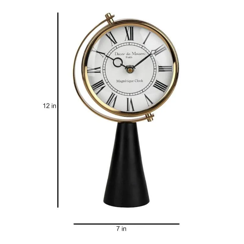 Tower Trove Aluminium Table Clock - Black media 3