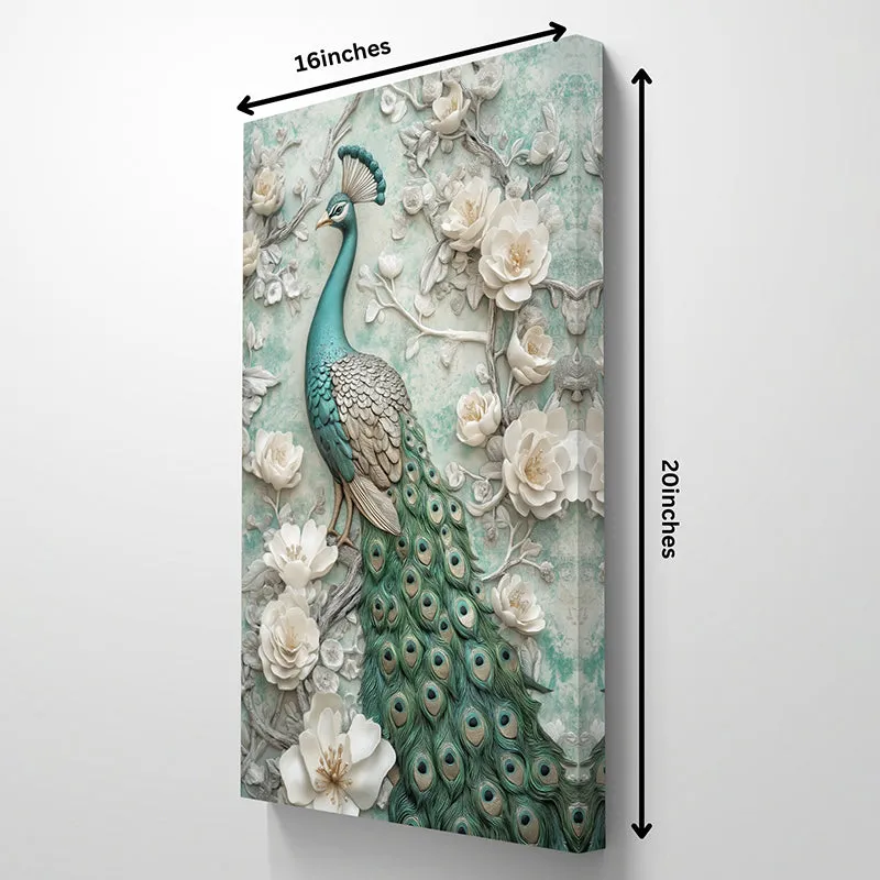Shwetha Mayura Wall Painting media 5