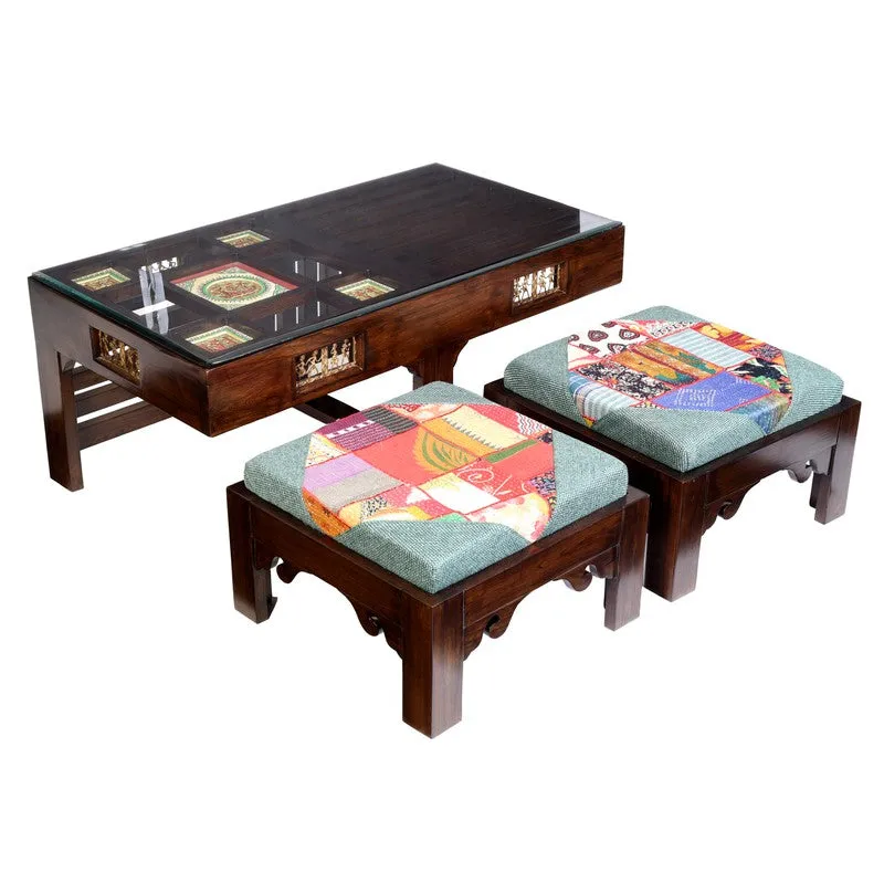 Zenga Teak Wood Center Table media 4