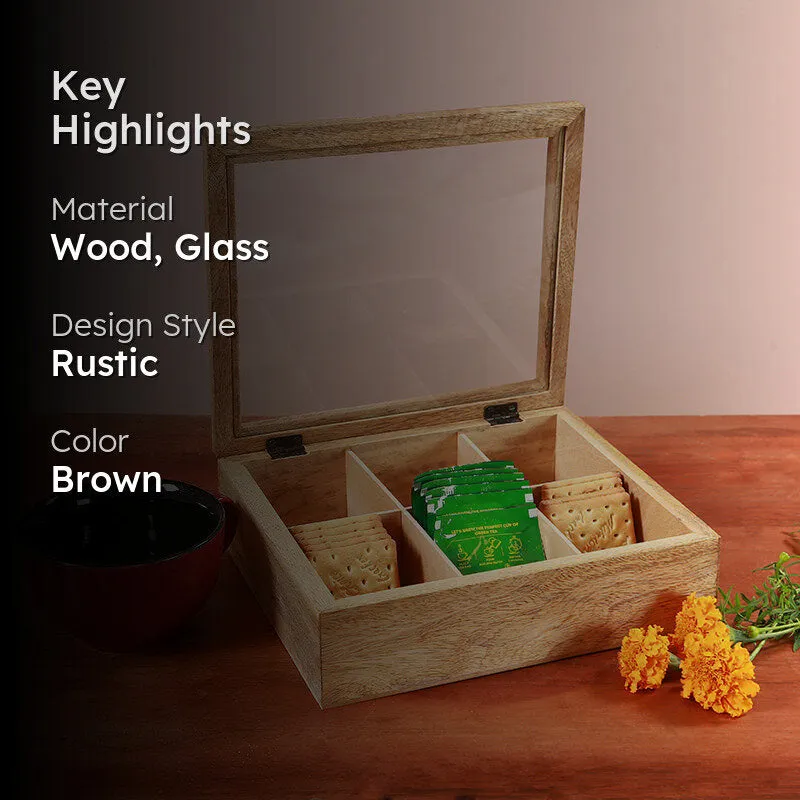 Leaf & Lock Wood Masala Box media 2