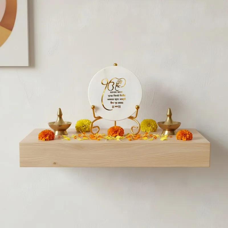 Divine Krishna Marble Showpiece With Stand - White media 5