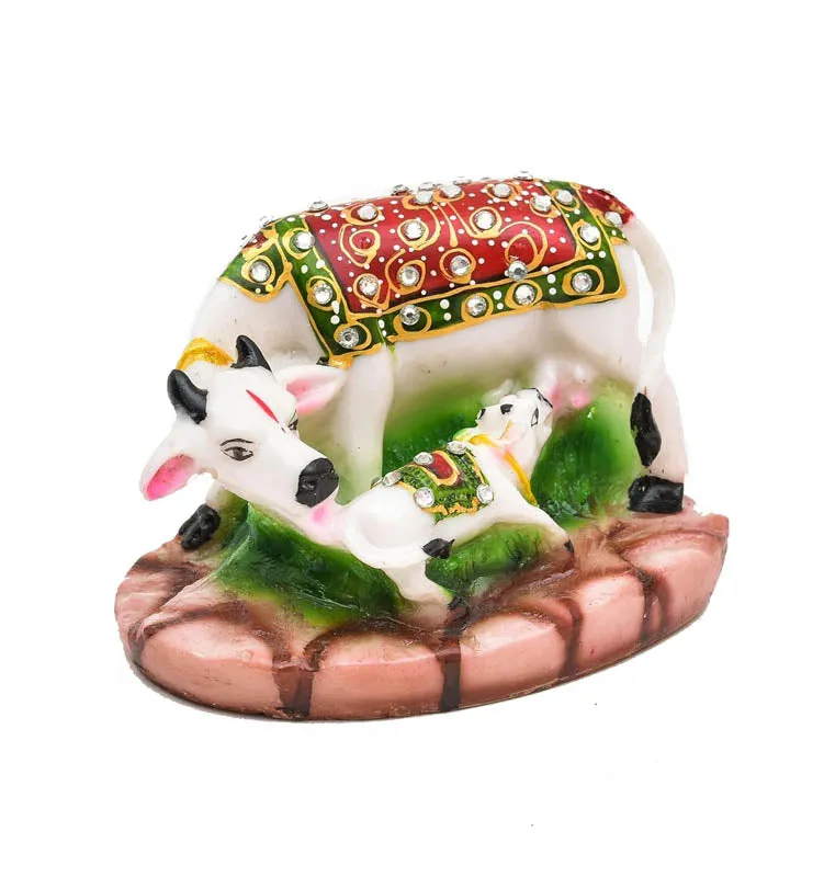 Tender Moo-ments Painted Polyresin Show Piece media 3