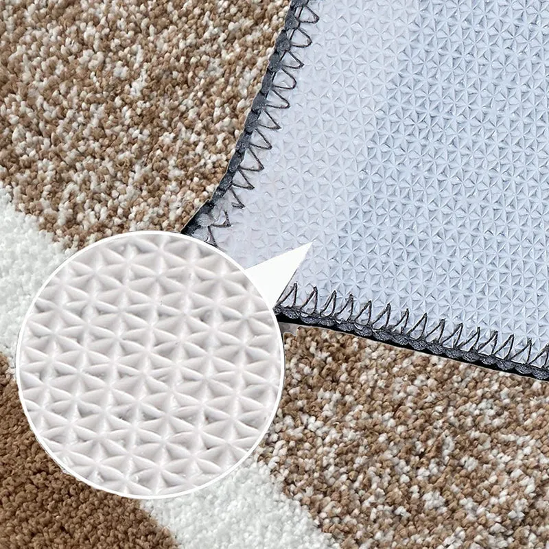 Luxe Anti Skid Bath Mat (Beige) - Set Of Three media 5