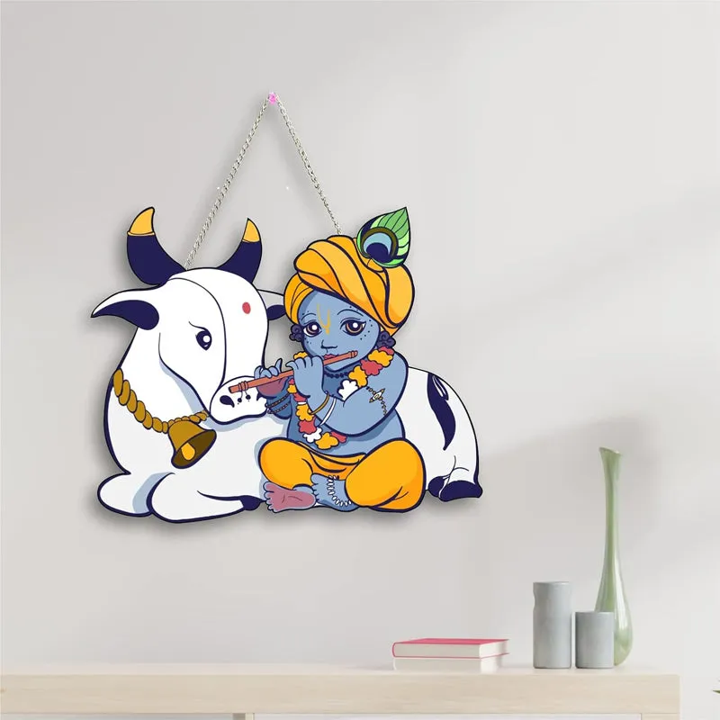 Balagopala II Polyester & MDF Wall Hanging media 3