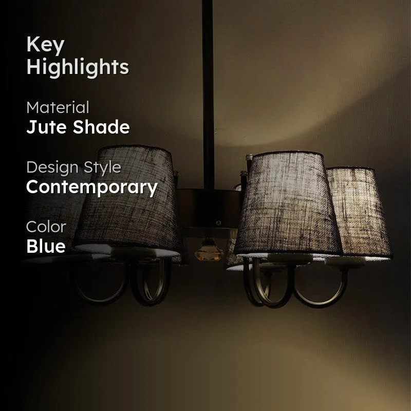 Viya Conical Ceiling Lamp - Blue media 2
