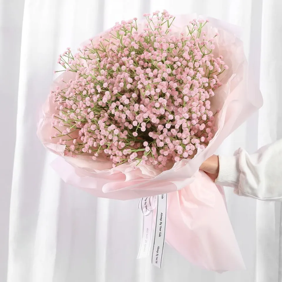 Babys Breath Artificial Flower - Set Of Two media 4