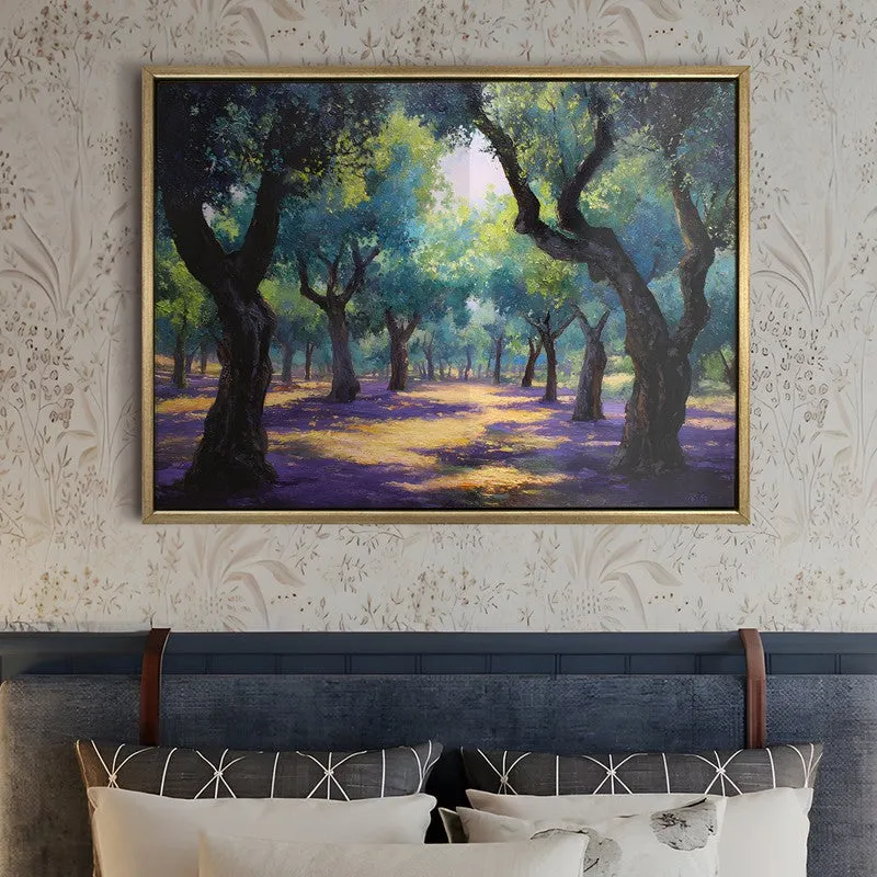Whisperwood Canvas Wall Painting With Frame media 5