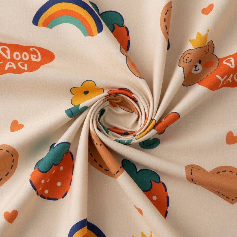 Bohotastic Microfiber Bedsheet (Peach) - 115 GSM media 5