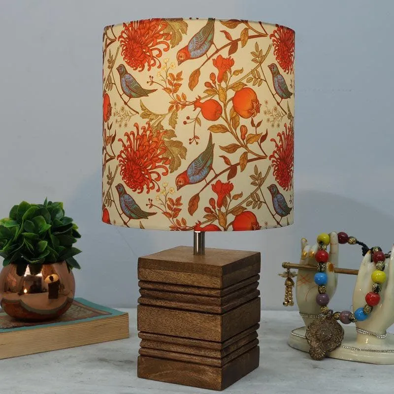 Bloom Cube Fabric Table Lamp - Multicolor media 3